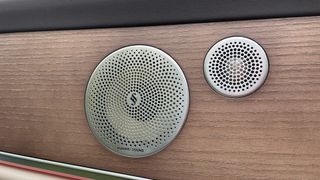 Huawei Sound midrange driver and tweeter in a car door