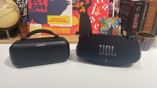 JBL Xtreme 4 next to Bose SoundLink Max